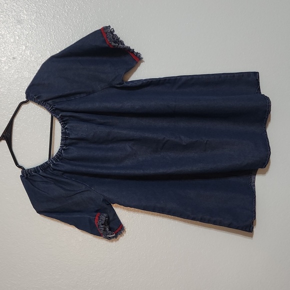 👚4 for $9 Hannah women's denim blouse - Picture 3 of 3